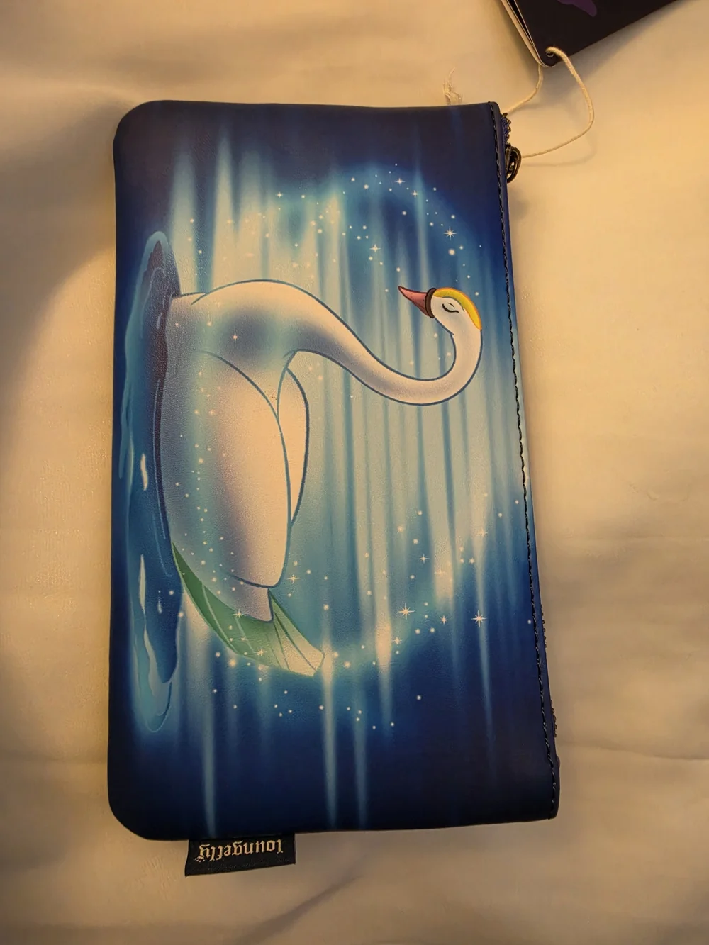 Loungefly The Swan Princess Moonlight Zippered Cosmetic Pouch Swan Moonlight